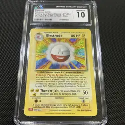 Electrode 011/034 Holo - CGC Gem Mint 10 -Classic Collection - Pokemon TCG 2023 - Image 2