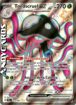 TOEDSCRUEL ex 213/091 • Rara Segreta • Destino di Paldea PAF POKEMON - Image 1