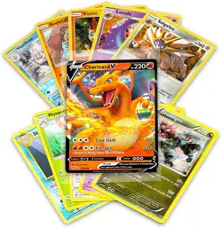 50+ Official Pokemon Cards Collection with 5 Foils in Any Combination and at Lea - Image 3