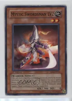 Mystic Swordsman LV2 1st Ed. YuGiOh Warrior's Triumph Structure Deck #SD5-EN013 - Image 1