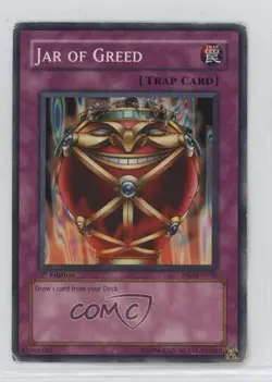 Jar of Greed Unlimited YuGiOh Starter Deck #YSD-EN036 2006 - Image 1