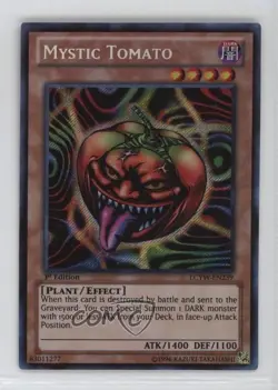 SCR - Mystic Tomato 1st Ed. YuGiOh Legendary Collection 3: Yugi's World MegaPack - Image 1