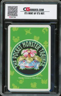 1996 Pokemon Playing Card Venusaur Green Back Gym Leaders Joker ~ CG 10 - Image 2
