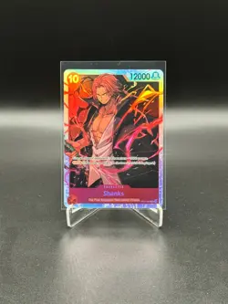 One Piece TCG Emperors in the New World Cards: Shanks OP09-004 SR - Image 1