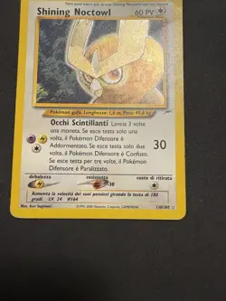 Pokemon Card Shining Noctowl 110/105 Ita- Neo Destiny-Good! - Image 3