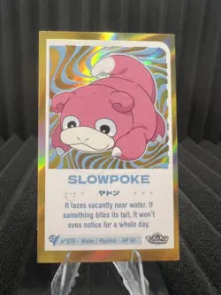 Slowpoke #79 - Gold Holo - Baby Chibi Reedition 2024 - Pokemon Card - Image 1