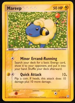 Mareep 67/109 Team Rocket Returns Pokemon NM BUY 2 CARDS GET 1 FREE!!! - Image 1