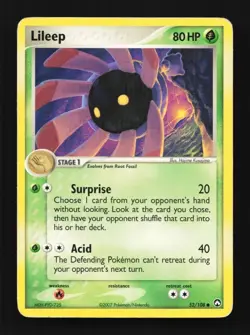 Lileep - 52/108 - EX Power Keepers - Pokemon LP-EXC BUY 2 CARDS GET 1 FREE!! - Image 1