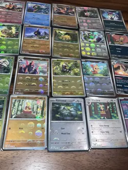 Pokemon TCG - White Flare Pokeball Pattern Holo Lot- English- NM- 26 Cards Total - Image 4