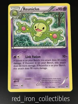 Reuniclus 35/124 Rare Fates Collide XY Pokemon Card 2016 - Image 1