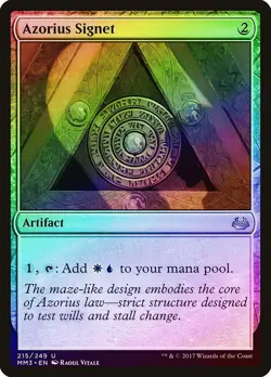 Azorius Signet FOIL Modern Masters 2017 NM Artifact Uncommon MTG CARD ABUGames - Image 1