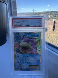 Pokemon Card Slowbro EX 26/108 Evolutions Holo Rare PSA 9 Mint - Image 1