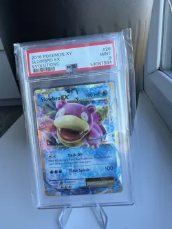 Pokemon Card Slowbro EX 26/108 Evolutions Holo Rare PSA 9 Mint - Image 3
