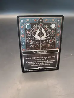 The Monarch - Treasure 0015-0012 Double Sided Token LOTR Commander MTG NM - Image 2