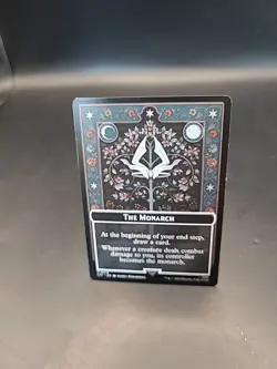 The Monarch - Treasure 0015-0012 Double Sided Token LOTR Commander MTG NM - Image 3