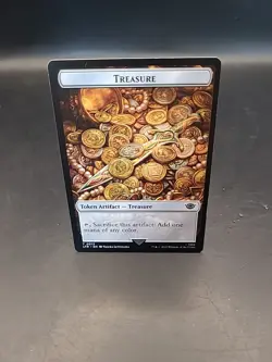 The Monarch - Treasure 0015-0012 Double Sided Token LOTR Commander MTG NM - Image 4