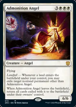1 x Admonition Angel - Commander: Zendikar Rising - NM-Mint - MTG - Image 1