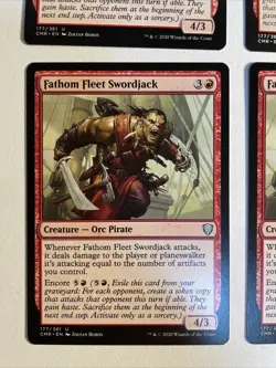 4x Mtg Commander Legends Fathom Fleet Swordjack NM/M Magic The Gathering - Image 2