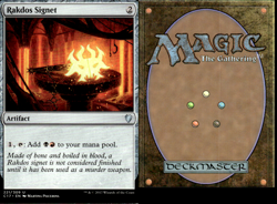 Magic the Gathering -MTG-Rakdos Signet - Image 1