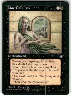 Lim-Dul's Hex Ice Age Regular MTG LP - Image 1