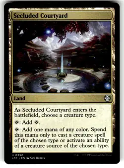 Secluded Courtyard Commander: the Lost Caverns of Ixalan Regular MTG - Image 1