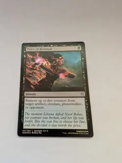 FOIL MTG NM Price of Betrayal War of the Spark Regular - Image 1