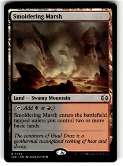 Smoldering Marsh Commander: the Lost Caverns of Ixalan Regular MTG - Image 1