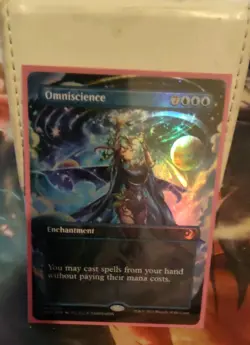 Omniscience (Anime Borderless) Wilds of Eldraine: Enchanting Tales FOIL MTG - Image 2