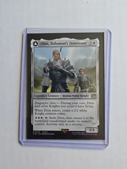 Dion, Bahamut's Dominant Bahamut, Warden of Light - Final Fantasy - NM - Rare - Image 1
