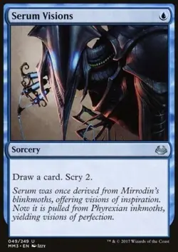 MTG Magic - Serum Visions - Modern Masters 2017 Edition - Uncommon - NM m5 - Image 1