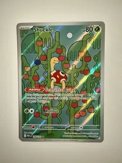 Shuckle 136/132 - ME01: Mega Evolution Pokemon Illustration Rare Holo NM - Image 1