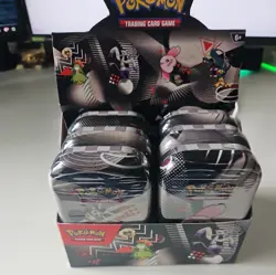 Pokemon Black Bolt and White Flare MINI TINS Lot of 6 (sealed) - Image 1