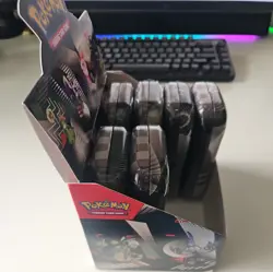 Pokemon Black Bolt and White Flare MINI TINS Lot of 6 (sealed) - Image 2