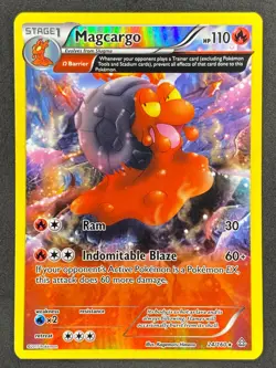 Pokemon Magcargo Ancient Trait Reverse Holo 24/160 PRC Primal Clash LP - Image 1