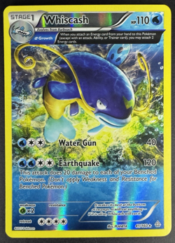 Whiscash (Alpha) 41/160 Reverse Holo Rare - XY Primal Clash - Pokemon TCG - LP - Image 1