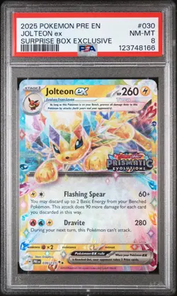 Jolteon Ex 030 Surprise Box Exclusive Pokemon PSA 8 - Image 1