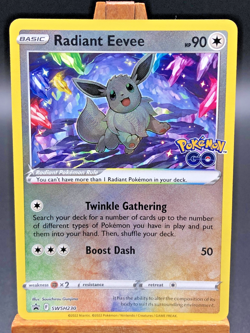 Pokemon TCG GO Radiant Eevee Black Star Promo English SWSH230 NM-M - Image 1