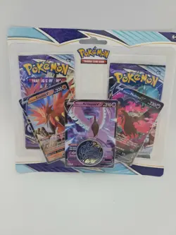 Pokemon Chilling Reign 2 Pack Blister [Galarian Zapdos V, Articuno V, Moltres V] - Image 1