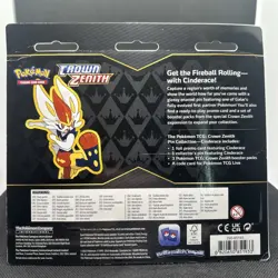 Pokemon Crown Zenith Cinderace Pin Collection 3 Pack Blister NEW/SEALED - Image 3