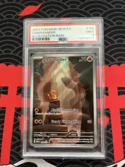 Pokemon 2023 Charmander Full Art IR 168/165 Scarlet & Violet 151 PSA 9 Mint - Image 1