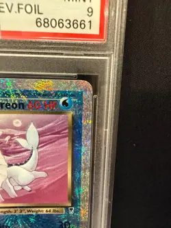 2002 Pokemon Dark Vaporeon Reverse Holo 9/110 Legendary Collection English PSA 9 - Image 5