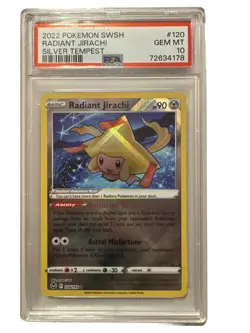 Pokemon TCG Radiant Jirachi Silver Tempest 120/195 Holo Radiant Rare - Image 1