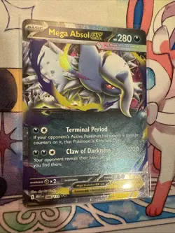 Pokemon TCG Mega Absol Ex 086/132 Mega Evolution Double Rare MINT/Near Mint - Image 1