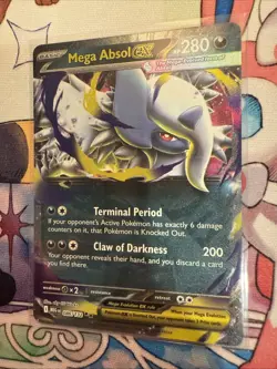 Pokemon TCG Mega Absol Ex 086/132 Mega Evolution Double Rare MINT/Near Mint - Image 3