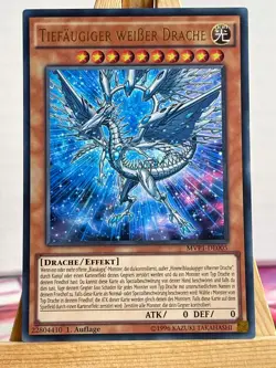 Tiefaugiger weisser Drache MVP1-DE005 Ultra Rare Deutsch NM YUGIOH - Image 1