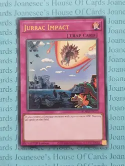BLMM-EN175 Jurrac Impact Ultra Rare Yu-Gi-Oh Card 1st Edition New - Image 1