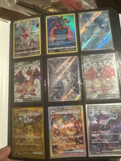 Pokemon Card Collection Binder SAR/SIR/SR/MASTERBALL/FULL ART Near mint all - Image 1