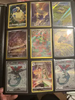 Pokemon Card Collection Binder SAR/SIR/SR/MASTERBALL/FULL ART Near mint all - Image 4
