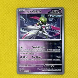 Iron Valiant 079/162 UnCommon Temporal Forces Pokemon Card NM - Image 1