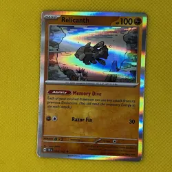 Relicanth 084/162 Rare Holo Temporal Forces Pokemon Card NM - Image 1